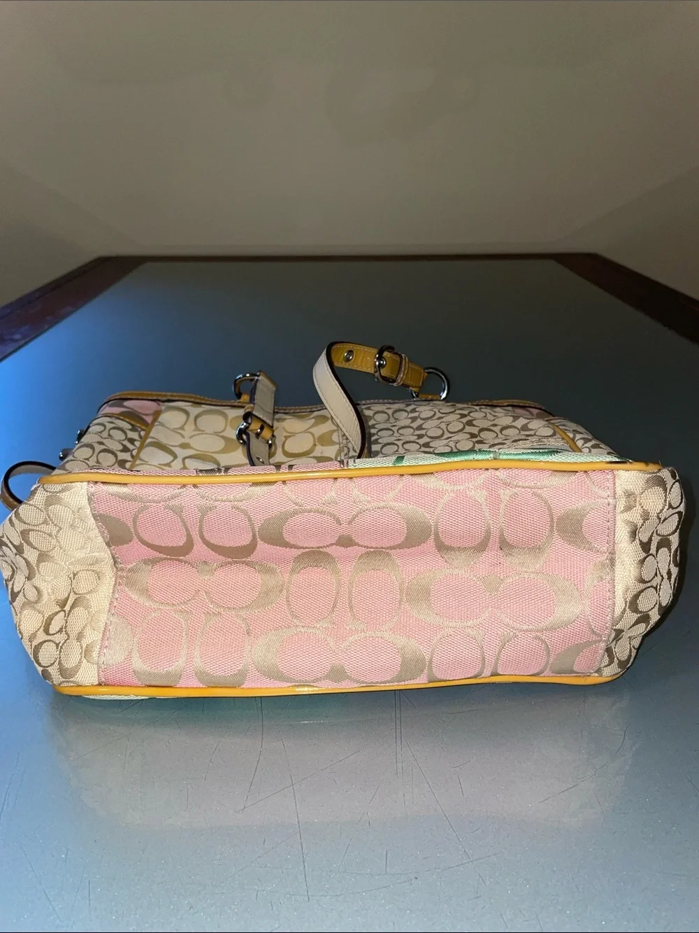 Coach Patchwork Signature Tote in Pastel F14897